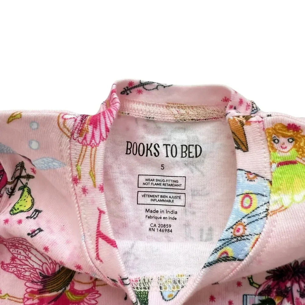 Books To Bed Twinkle Fairies Pajamas Size 5